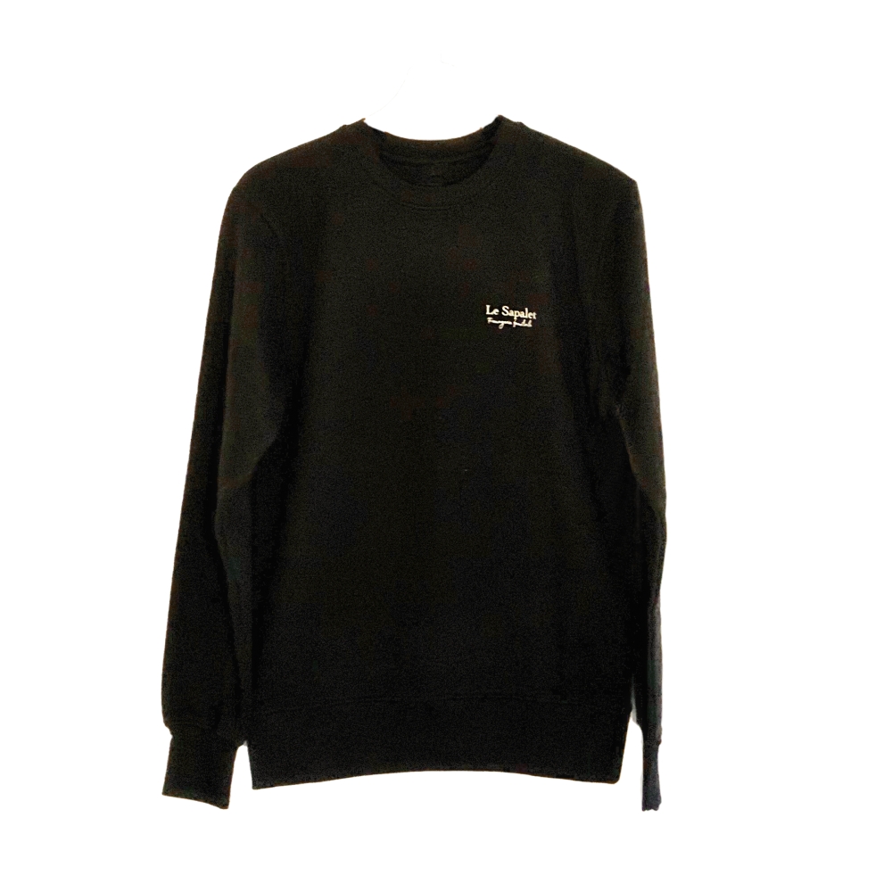 Black sweater, Le Sapalet, unisex