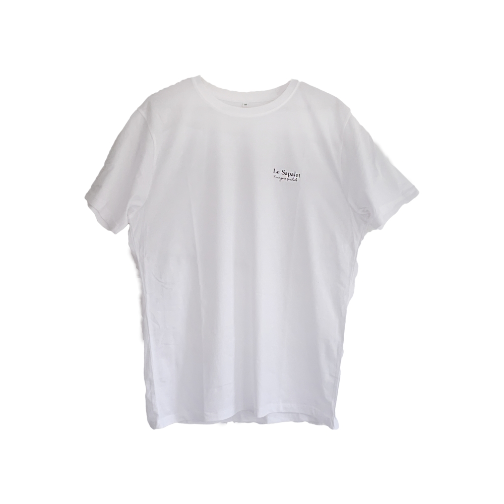 Weißes T-Shirt, Le Sapalet, Unisex