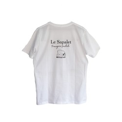 T-Shirt unisexe, blanc 100% coton biologique