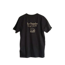 T-Shirt unisexe, noir 100% coton biologique