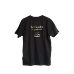 T-Shirt noir, Le Sapalet, unisexe