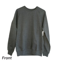 Unisex-Pullover M, grau meliert 100% recycelt
