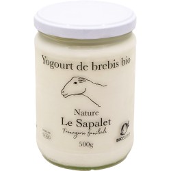 Organic sheep's yogurt in 500g jar