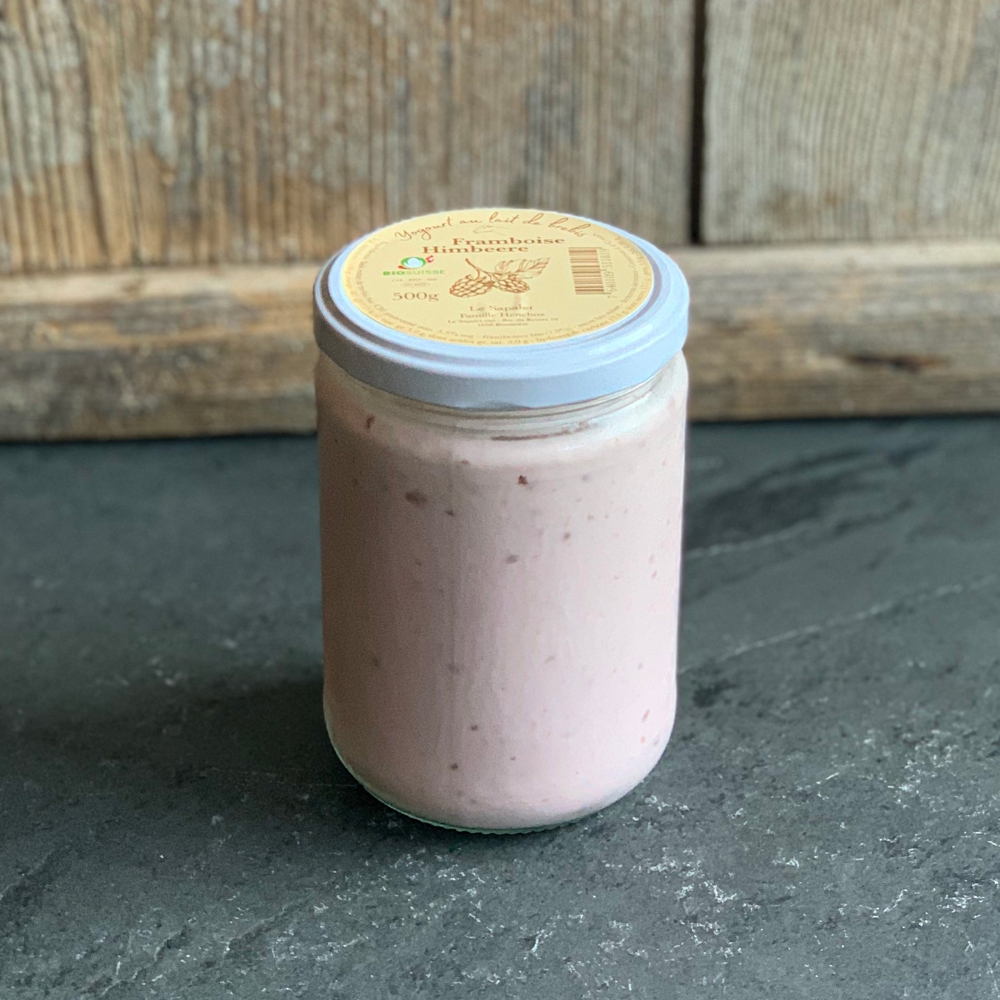 Organic raspberry sheep yogurt 500g