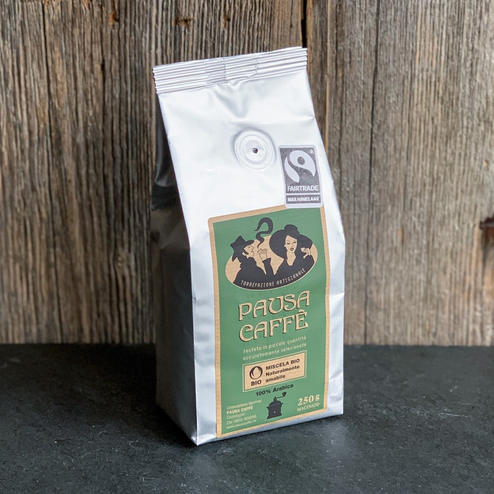 Organic ground coffee