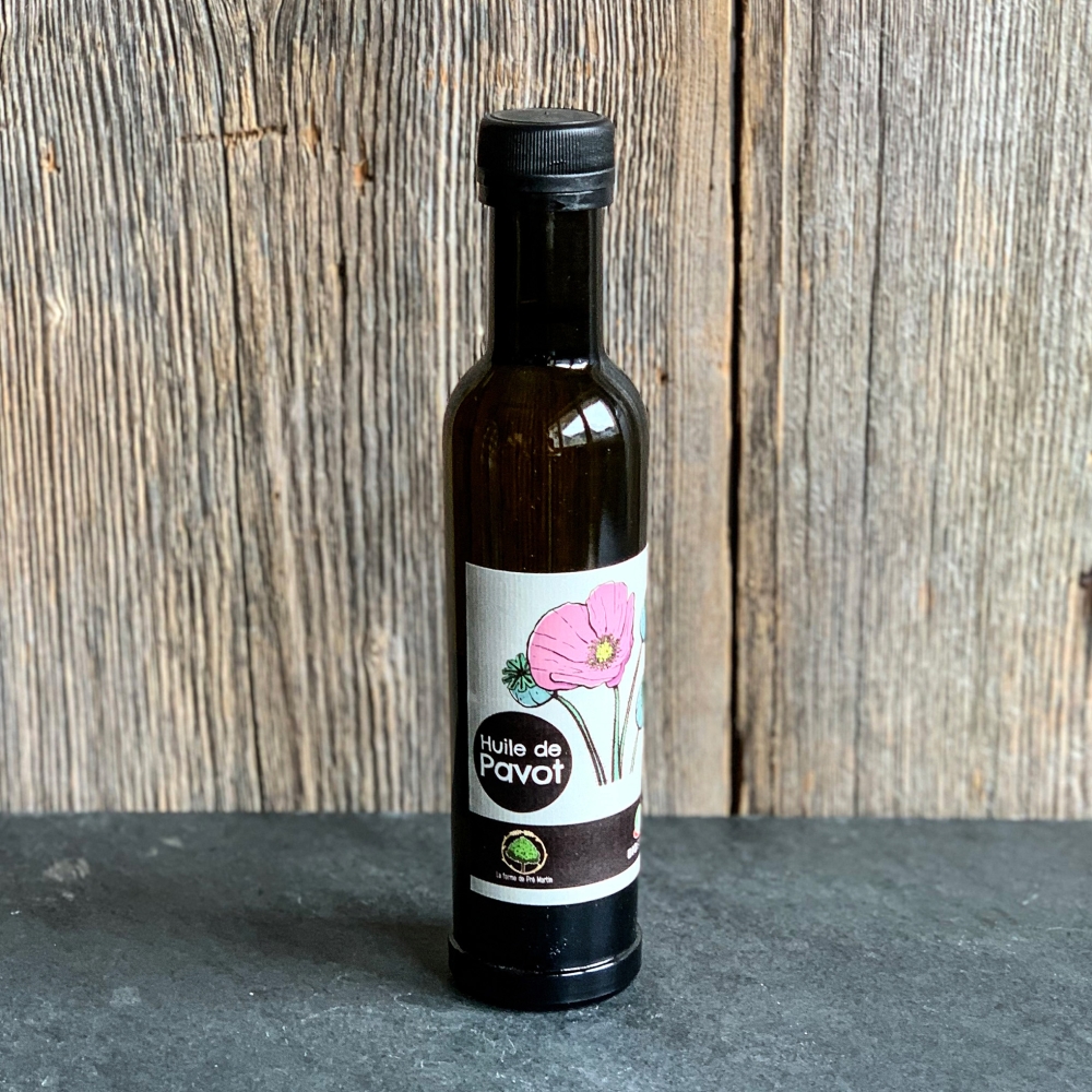 Organic poppy oil