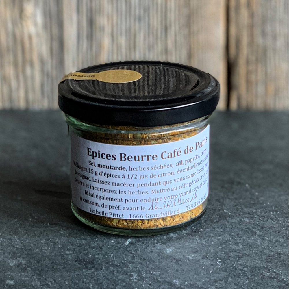 Organic "beurre café de Paris" spices