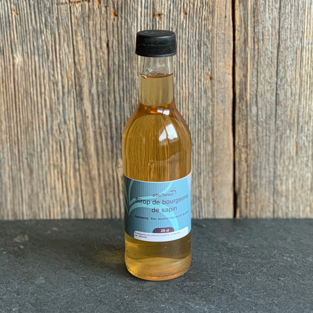 Organic fir bud syrup