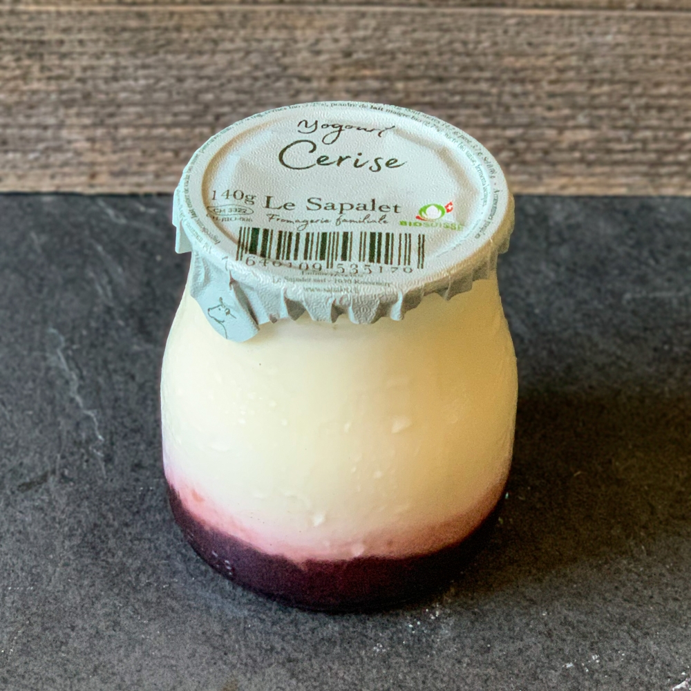 Yogourt vache bio cerise