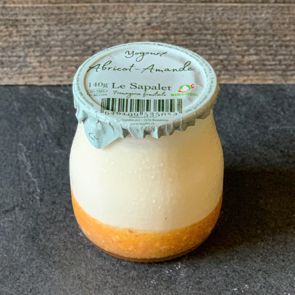 Yogourt vache bio abricot-amandes