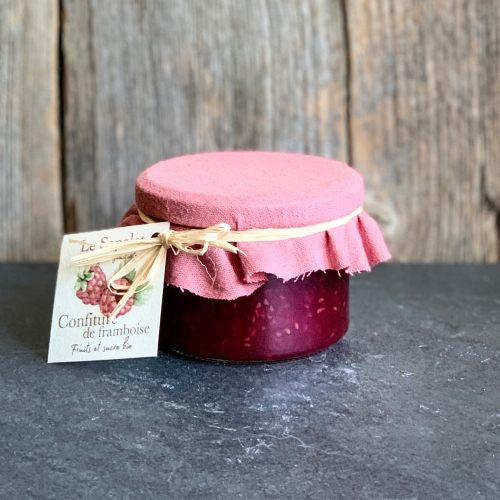 Organic raspberry jam