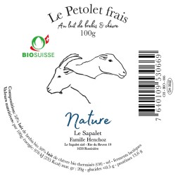 Le Petolet frais bio nature (CH)